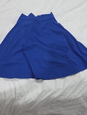 Three Bows Blue Skirt